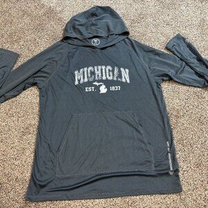 Men's Sun Protection Outdoor long sleeve hoodie Banana Boat UPF 50+ Michigan